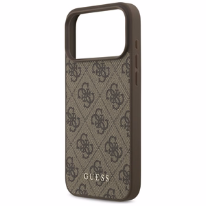 Guess 4G Classic suojakuori mallille iPhone 17 Pro Max / 18 Pro Max – ruskea