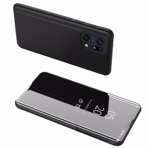 Clear View Kotelo kansi Oppo Find X5 Pro kansi läppä musta