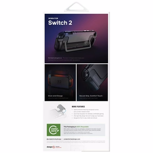 Uniq Hybrid Bytearmor case for Nintendo Switch 2 - black