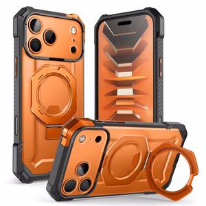 Supcase UB Grip Mag MagSafe -suojakuori iPhone 18 Pro / 17 Pro – oranssi
