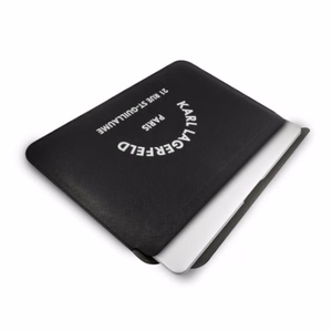 Karl Lagerfeld Sleeve KLCS133RSGSFBK 13 tuumaa musta/musta Saffiano RSG