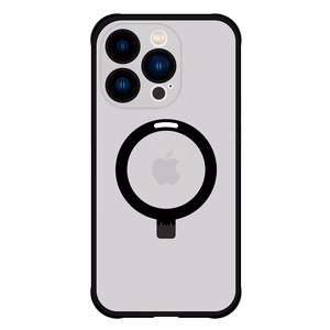 Tel Protect Magical Magsafe Stand Suojakuori iPhone 15 Plus:lle musta