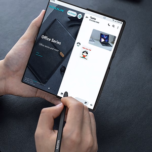 Nillkin Qin Pro Suojakuori Samsung Galaxy Z Fold 7:lle S Pen -tilalla - Musta