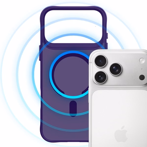 3mk Smoke MagCase - suojakuori iPhone 17 Pro Maxille - violetti-läpikuultava