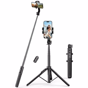 Ugreen LP586 Selfie-keppi jalustalla Musta