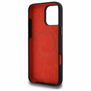 BMW Silikoninen Middle Stripe MagSafe suojakuori iPhone 16 Pro Max:lle - musta