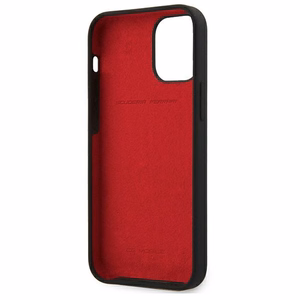 Ferrari FESSIHCP12SBK iPhone 12 mini 5.4" black/black hardcase On Track Silicone