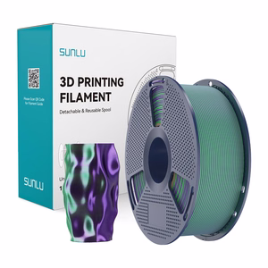 Sunlu PLA+ Silk kaksivärinen filamentti (vihreä ja violetti)