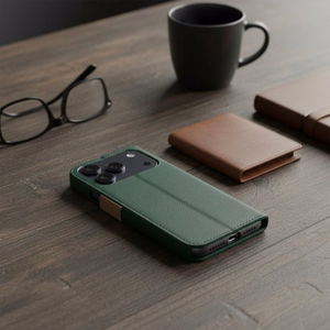 Läppäkotelo Xiaomi Redmi NOTE 15 PRO Plus 5G Split Book vihreä ja kultainen