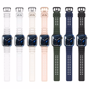 Triple Protection Hihna Apple Watch 38 / 40 / 41 mm ranneke - vihreä