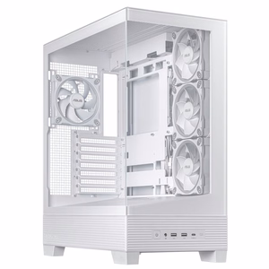 ASUS A31 Plus TG ARGB Valkoinen Midi Tower -kotelo