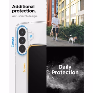 Spigen Liquid Crystal -suojakuori Samsung Galaxy A37 5G:lle crystal clear