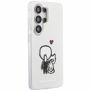 Karl Lagerfeld IML Karl&Choupette MagSafe Case for Samsung Galaxy S26 Ultra - Transparent