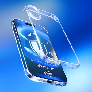 3mk Just20g Clear Case Suojakuori Apple iPhone 16:lle - läpinäkyvä