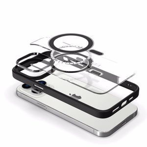 Tel Protect Magnetic Clear Case for Iphone 15 Pro Max Titanium