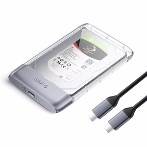 Orico TX25C3 2,5" HDD/SSD USB-C 5Gb/s -levykotelo - läpinäkyvä