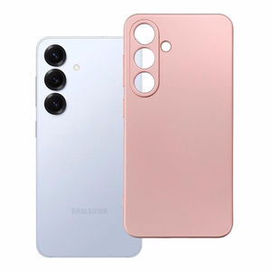 Suojakuori Samsung S25:lle Metallic vaaleanpunainen