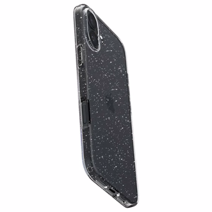 Spigen Liquid Crystal suojakuori laitteelle iPhone 16 6.1", läpinäkyvä glitter