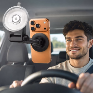 Blavec autoteline BHC-06A 15W magneettinen induktiolatauksella ja aktiivijäähdytyksellä tuulilasiin ja kojelautaan (BHC06A-MWIB) musta