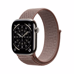 Crong Nylon Apple Watch -urheiluranneke, 38/40/41/42 mm, Smokey Mauve