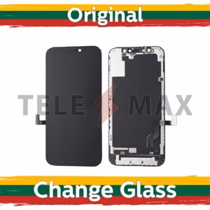LCD Näyttö yhteensopiva iPhone 14 Plus musta (Uudistettu: Telemax)