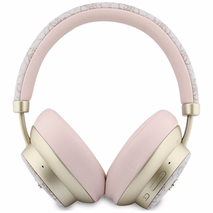 Wireless headphones Guess ENC 4G Gold Script Metal pink