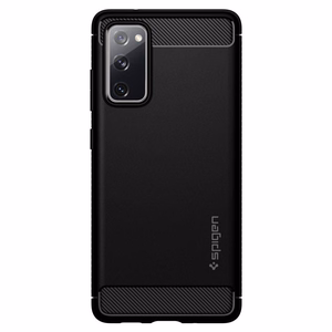 Spigen Rugged Armor kotelo Samsung Galaxy S20 FE:lle - Matta musta