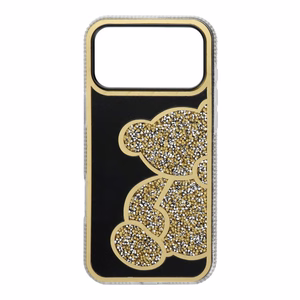 Suojakuori iPhone 17 PRO MAX:lle Teddy Bear kultainen