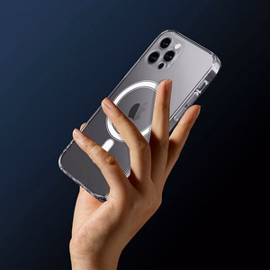 Suojakuori Samsung A37:lle Clear Mag Cover (STR) MagSafe-yhteensopiva läpinäkyvä