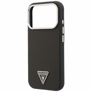 Guess Kevlar Triangle Logo MagSafe suojakuori mallille iPhone 17 Pro / 18 Pro – väri: ruskea