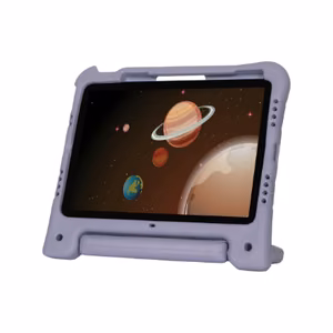 Targus Kids Antimicrobial THD96407GL – kestävä kotelo iPad A16; Air 11 tuuman M4/M3/M2- ja 10.9 tuuman 5./4. mallille; iPad 10.9 tuuman 10.; Pro 11 tuuman 4./3./2./1., violetti