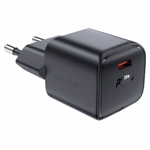 Acefast A73 Mini PD 20W GaN USB-C seinälaturi - musta