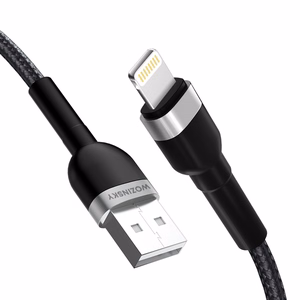 Wozinsky WNBAL1 USB-A / Lightning 2.4A kaapeli 1 m - musta