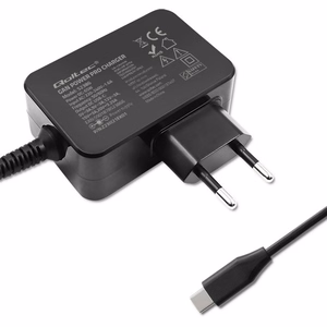 Qoltec 52386 GaN Power Pro Laturi 65W USB-C Musta