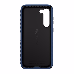 Speck Presidio2 Grip case for Samsung Galaxy S23+, with non-slip grip, Coastal Blue / Black