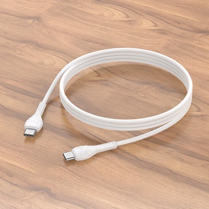 Hoco USB-C - USB-C -kaapeli PD 60W 1 m X37 valkoinen