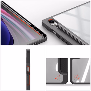 Case Dux Ducis Toby Samsung X520/X526 Tab S10 FE/X710/X716 Tab S9/X510/X516 Tab S9 FE black