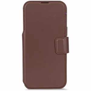 Decoded Leather Irrotettava Lompakkokuori MagSafe iPhone 17 Pro - Ruskea
