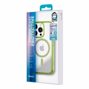 Benks Magnetic Lucent Pro -suojakuori iPhone 16 Prolle vihreä