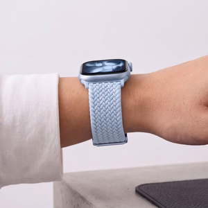 Tech-Protect NylonMag Hihna Apple Watch 4/5/6/7/8/9/SE (38/40/41 mm) vaaleansininen