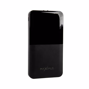 Varavirtalähde MX ROTH 10 000 mAh, 2xUSB, 10W Li-Po, musta, + microUSB kaapeli