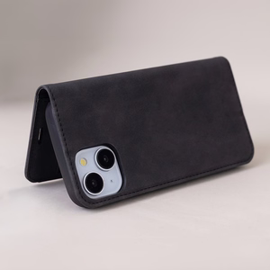 Smart Suede Suojakuori iPhone 17 Pro Max 6,9:lle musta