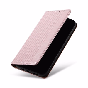 Magnet Strap Case for Samsung Galaxy S23+ Flip Wallet Mini Lanyard Stand Pink