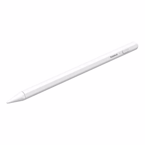 Baseus Smooth Writing 2 Stylus Lite LED-indikaattoreilla kuunvalkoinen (aktiivinen, USB-C kaapeli mukana)