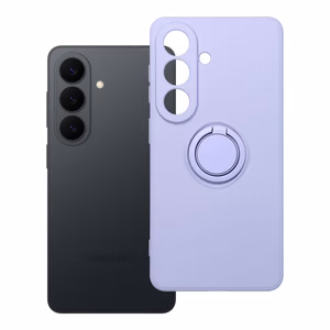 Suojakuori Samsung S26 silikoninen sormusrakenne violetti