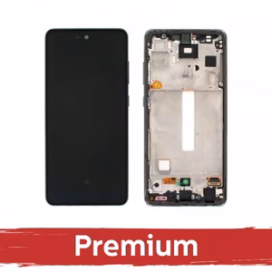 LCD näyttö yhteensopiva Samsung A528 A52s (A526 A52 / A525 A52) kehyksellä / Awesome Blue / OEM