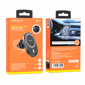 Borofone Autoteline BH71 magneettinen ilmaventtiiliin musta