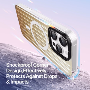 Dux Ducis Zest suojakuori Apple iPhone 16 Pro Max:lle Gradient Desert Gold