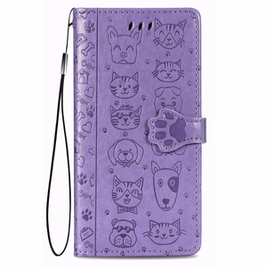 Case Cat-Dog Samsung A155 A15 4G/A156 A15 5G purple