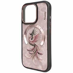 Nimmy Magnetic Fantasy Animal MagSafe Suojakuori iPhone 16 Pro:lle - Rose Gold